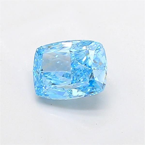 1.55 CT Fancy Vivid Blue CUSHION MODIFIED