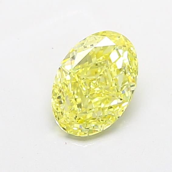 1.25 CT Fancy Intense Yellow OVAL