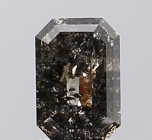 Diament 1.1 ct Fancy Salt and Pepper/I3