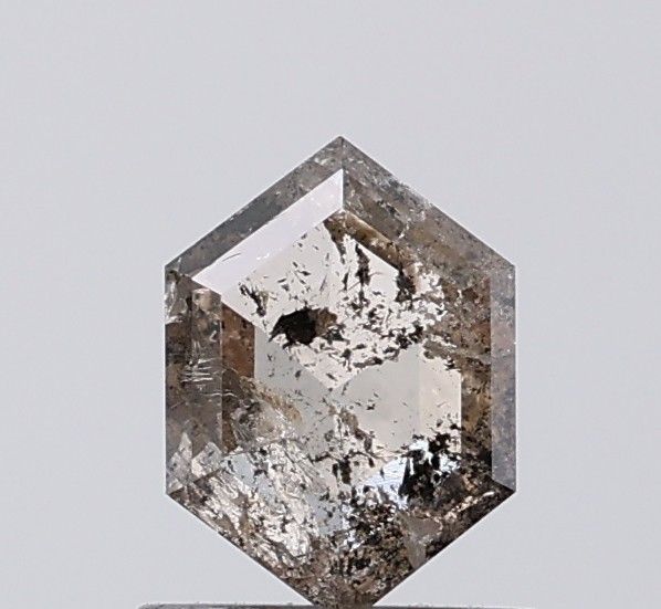 Diament 0.74 ct Fancy Salt and Pepper/I3
