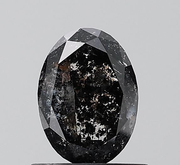Diament 0.66 ct Fancy Salt and Pepper/I3