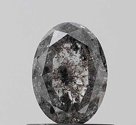 Diament 0.6 ct Fancy Salt and Pepper/I3