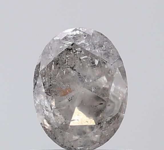 Diament 1.1 ct Fancy Salt and Pepper/I3