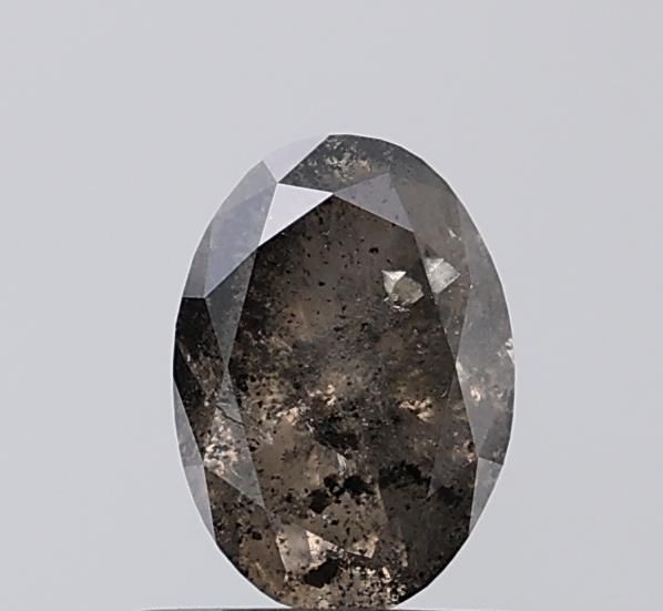 Diament 0.99 ct Fancy Salt and Pepper/I3