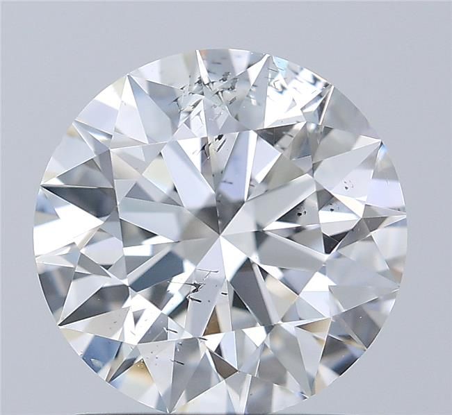 Diamant Rond 1.62 ct - Couleur E - Pureté SI2