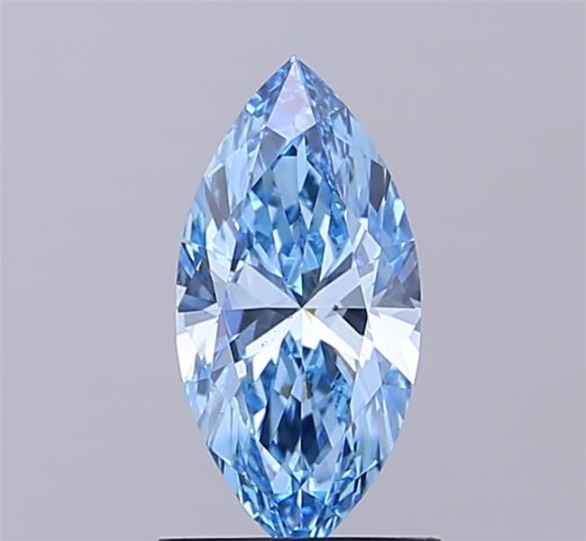 1.0 CT Fancy Vivid Blue MARQUISE