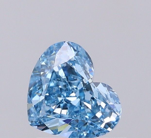 1.01 CT Fancy Vivid Blue HEART