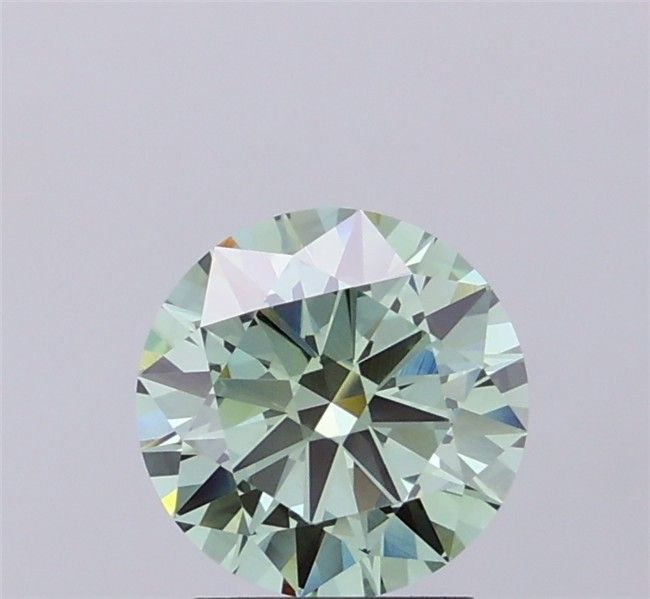 2.06 CT Fancy Vivid Green ROUND