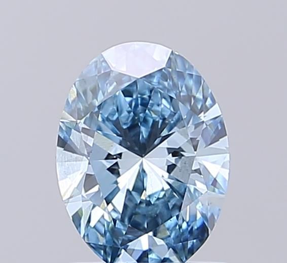1.05 CT Fancy Vivid Blue OVAL
