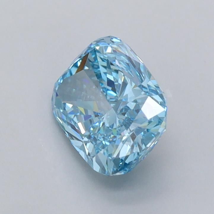 1.01 CT Fancy Vivid Blue CUSHION MODIFIED
