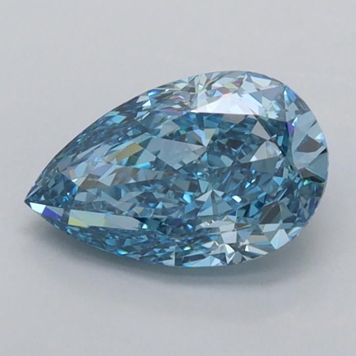 1.03 CT Fancy Vivid Blue PEAR