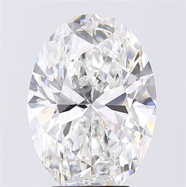 4.06 ct. oval Lab Grown Diamond front image