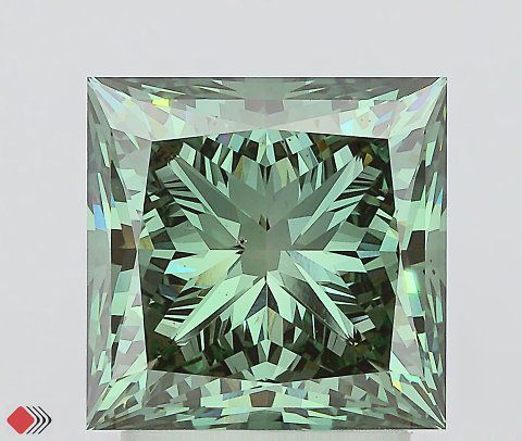 2.97 ct Princess diamond