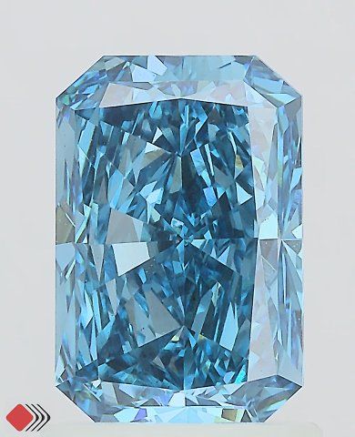 1.49 CT Fancy Vivid Blue RADIANT