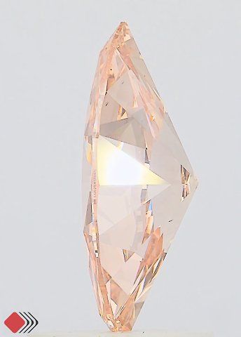 1.21 CT Fancy Intense Orangey Pink MARQUISE