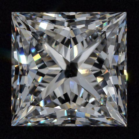 3.34 ct. princess Lab Grown Diamond front image