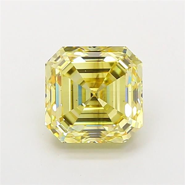 2.05 CT Fancy Intense Yellow ASSCHER