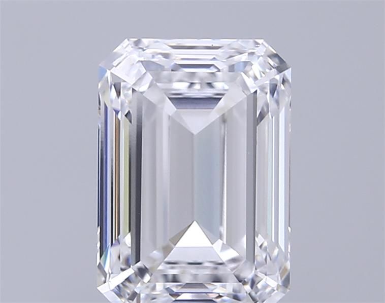Diamant Émeraude 3.74 ct - Couleur E - Pureté VVS2