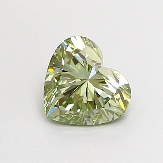 0.54 CT Fancy Intense Green HEART