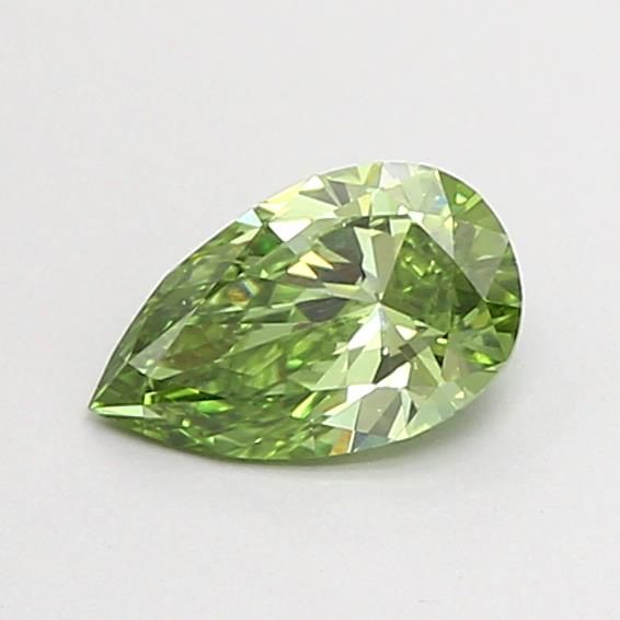 0.5 CT Fancy Vivid Green PEAR