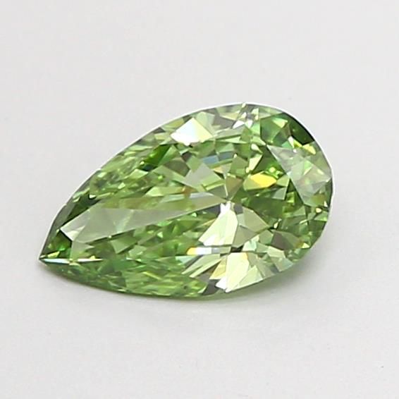 0.49 CT Fancy Vivid Green PEAR