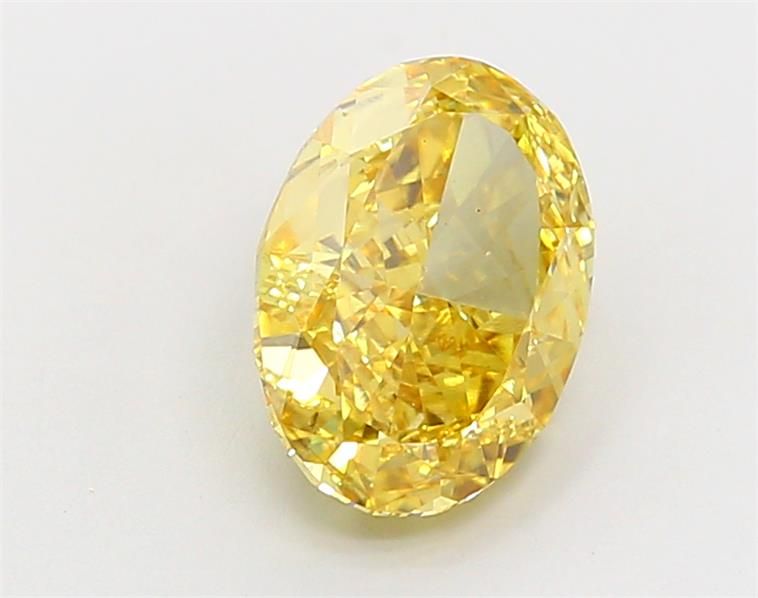 1.09 CT Fancy Vivid Yellow OVAL