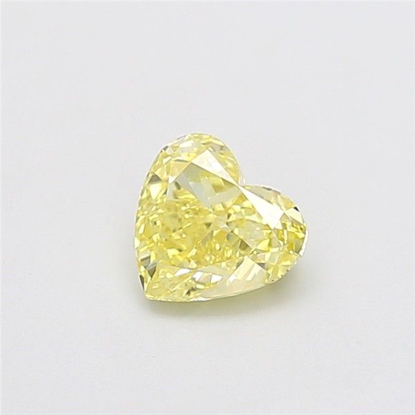 1.01 CT Fancy Intense Yellow HEART