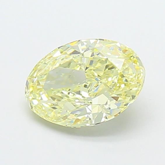 1.01 CT Fancy Light Yellow OVAL