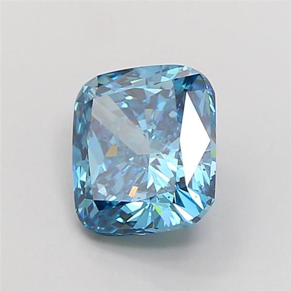 2.0 CT Fancy Vivid Blue CUSHION MODIFIED