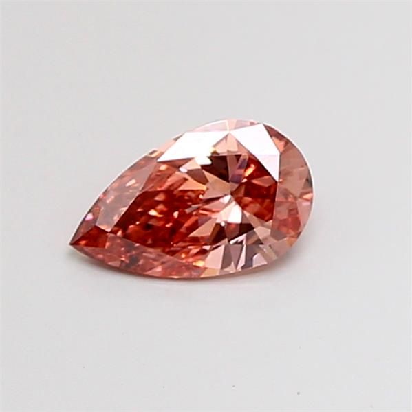 0.71 CT Fancy Pinkish Brown PEAR