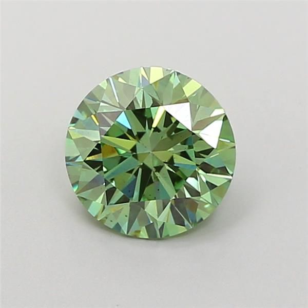1.51 CT Fancy Vivid Green ROUND