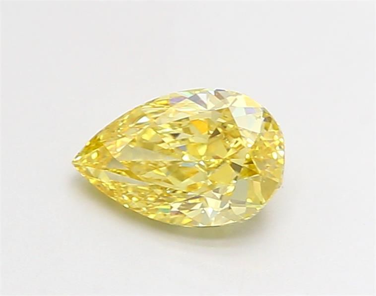 1.01 CT Fancy Vivid Yellow PEAR