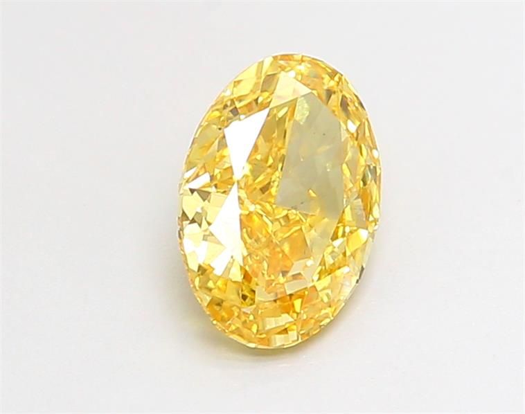1.01 CT Fancy Vivid Yellow OVAL