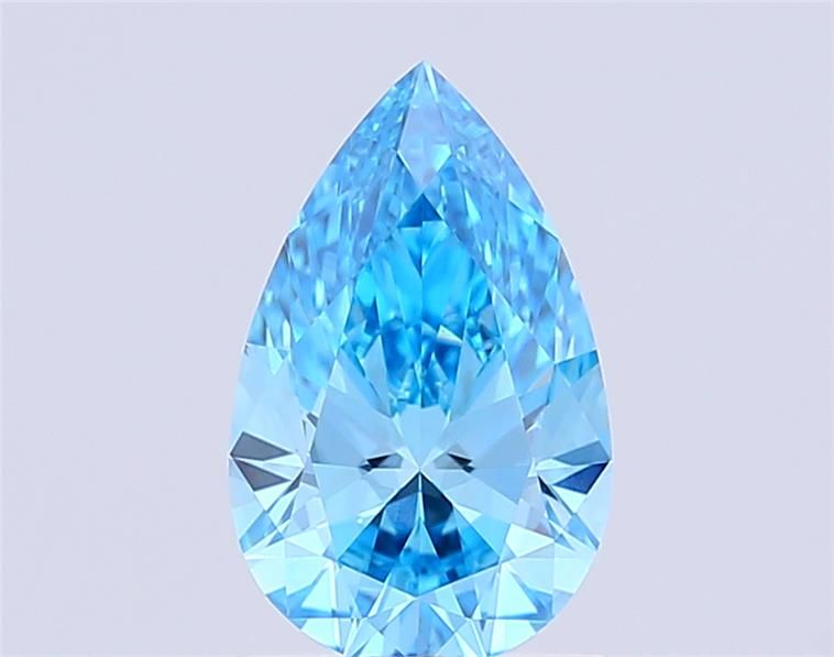 1.53 CT Fancy Vivid Blue PEAR