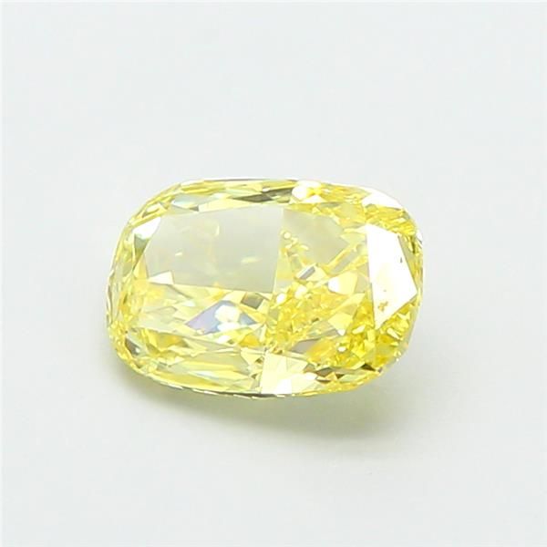 1.0 CT Fancy Intense Yellow CUSHION MODIFIED