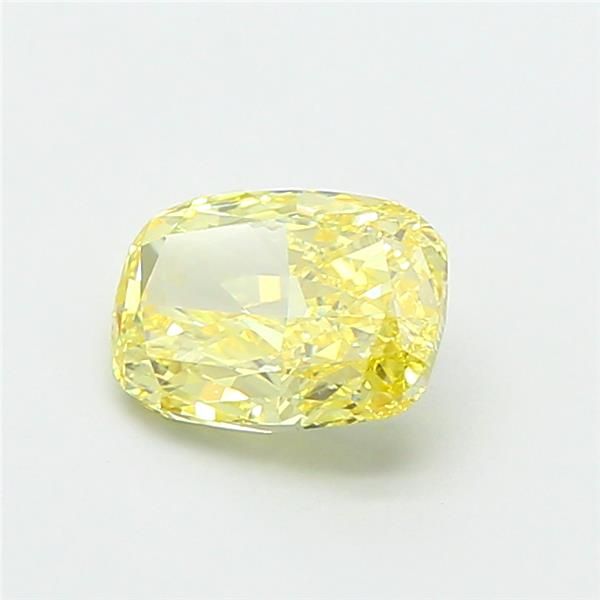 1.0 CT Fancy Intense Yellow CUSHION MODIFIED