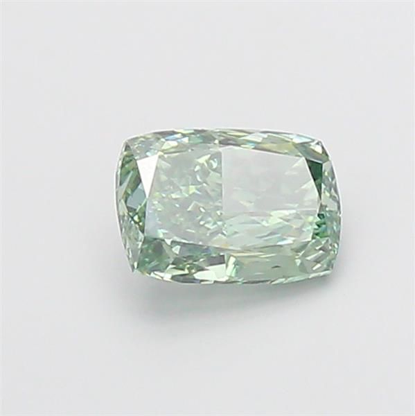 1.07 CT Fancy Vivid Green CUSHION MODIFIED
