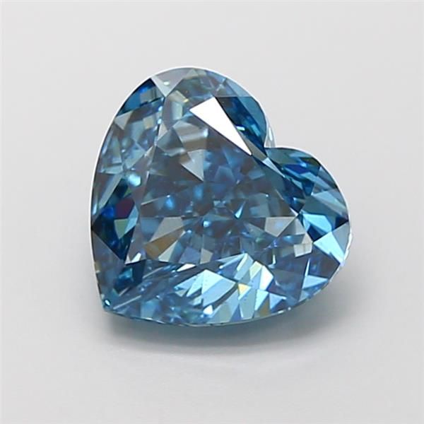 2.07 CT Fancy Vivid Blue HEART