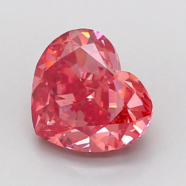 1.48 CT Fancy Vivid Pink HEART