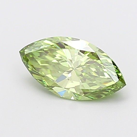 1.01 CT Fancy Vivid Green MARQUISE