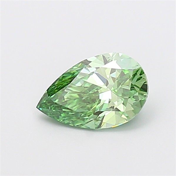 1.01 CT Fancy Vivid Green PEAR