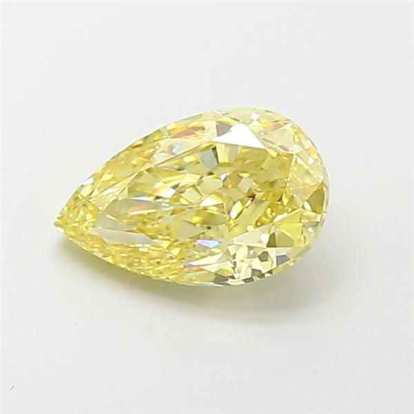 1.39 CT Fancy Intense Yellow PEAR