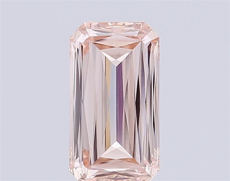 1.5 CT Fancy Light Brown Pink RADIANT