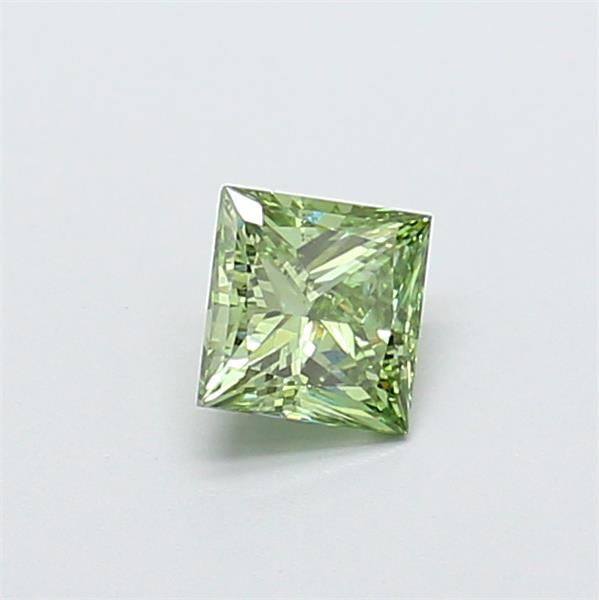 0.51 CT Fancy Vivid Green PRINCESS