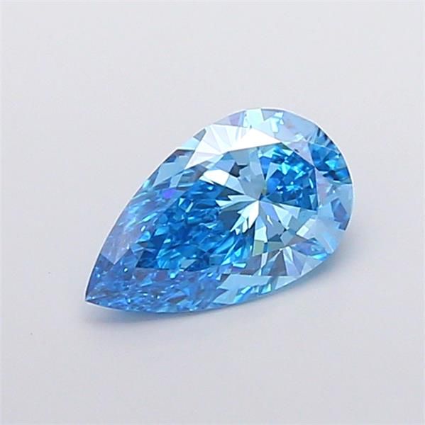 1.54 CT Fancy Vivid Blue PEAR