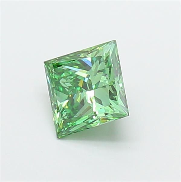 1 ct lab-grown Princess Diamond