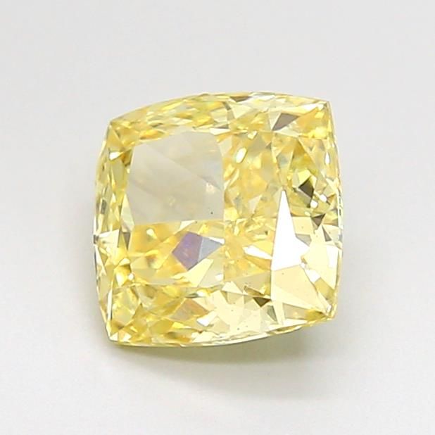1.23 CT Fancy Yellow CUSHION MODIFIED
