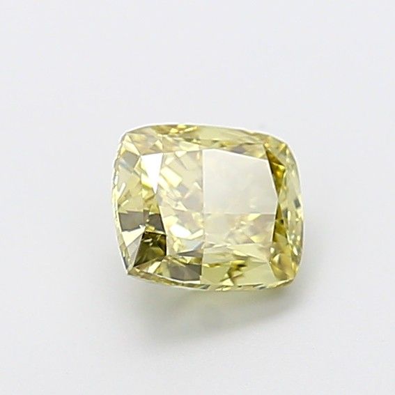 1.08 CT Fancy Yellow CUSHION MODIFIED