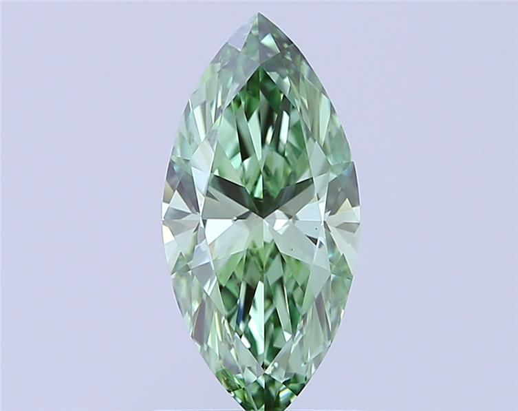 1.0 CT Fancy Vivid Green MARQUISE