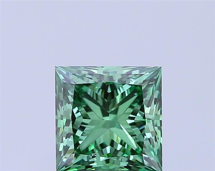 1.5 CT Fancy Vivid Green PRINCESS